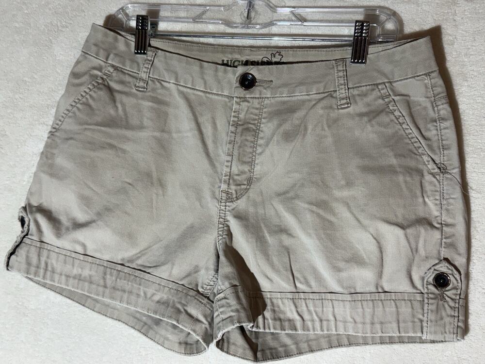 High Sierra Women's Mini Shorts Vintage Y2K, Khaki, Size 10